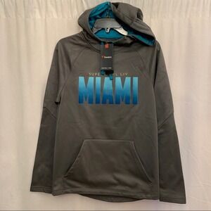 New Fanatics Super Bowl LIV Miami Hoodie Mens Size Small Grey NFL Pullover